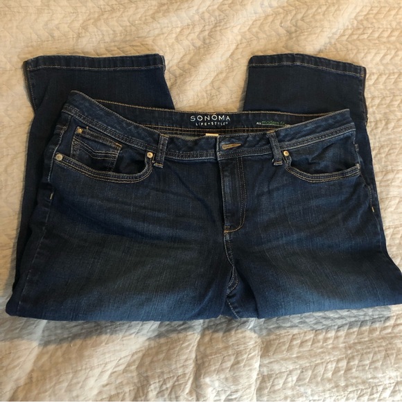 Sonoma Pants - Sonoma Size 16 Capri pants denim with zipper detail